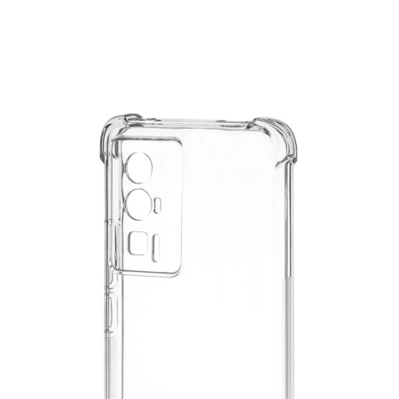 Чехол Brosco для POCO F5 Pro, прозрачный